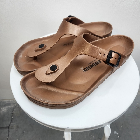 Birkenstock Shoes - Birkenstock Gizah Eva Sandals Size 40 Copper